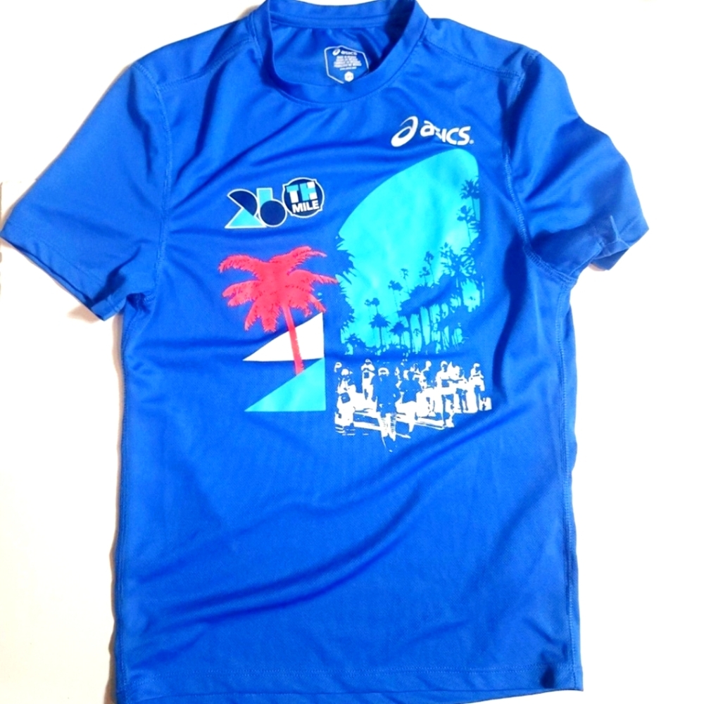 ASICS brand blue T-Shirt size: 12/14